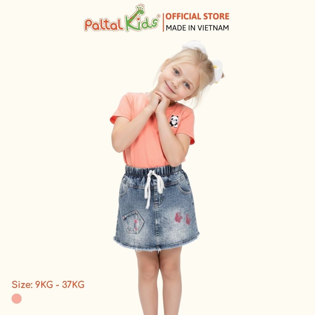 Áo Thun Cotton Mỹ Hình In Gấu Panda Bé Gái Cao Cấp - 020 1366