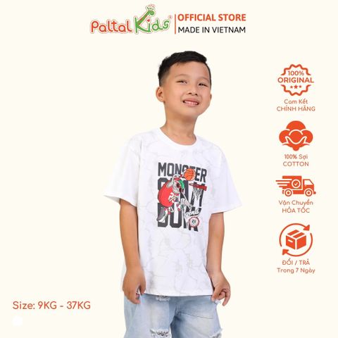 Áo Thun Hình In Thể Thao Cotton Mỹ Bé Trai Cao Cấp - 020 1401