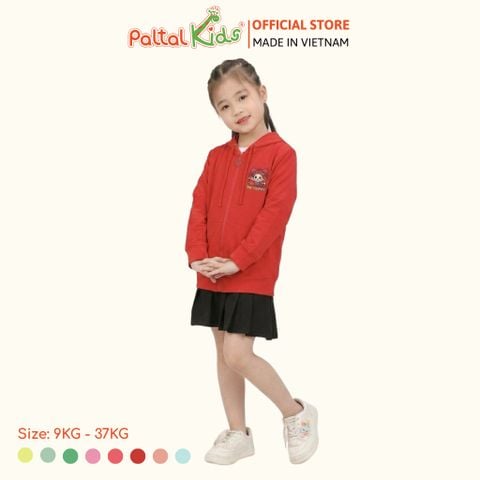 Áo Khoác Hình In Cô Gái Tóc Đỏ Cotton TC Chống Nắng Bé Gái Cao Cấp - 431 4029