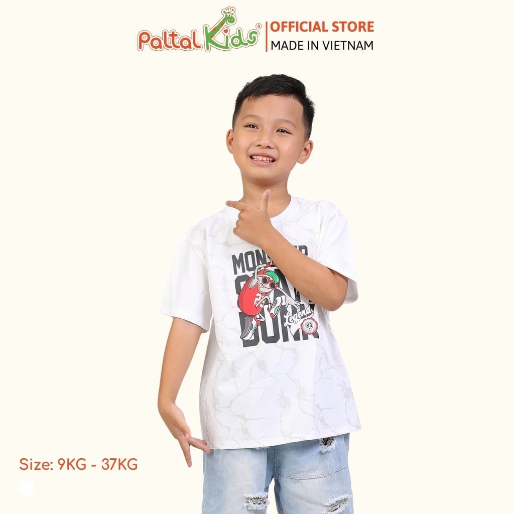 Áo Thun Hình In Thể Thao Cotton Mỹ Bé Trai Cao Cấp - 020 1401