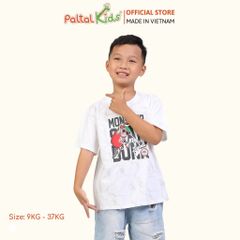 Áo Thun Hình In Thể Thao Cotton Mỹ Bé Trai Cao Cấp - 020 1401