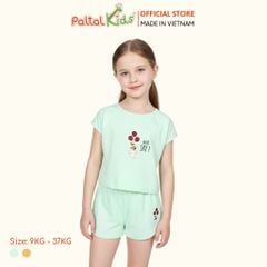 BST Mùa Hạ - Bộ Đùi Tay Ngắn Cotton Mỹ Bé Gái Cao Cấp - 025 2048