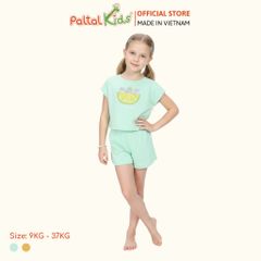 BST Mùa Hạ - Bộ Đùi Tay Ngắn Cotton Mỹ Bé Gái Cao Cấp - 025 5158