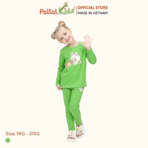 BST Mùa Đông - Đồ Bộ Tay Dài Cotton Mỹ Bé Gái Cao Cấp - 023 6026