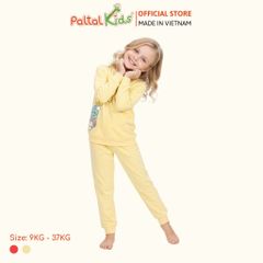 BST Mùa Đông - Đồ Bộ Tay Dài Cotton Mỹ Bé Gái Cao Cấp - 023 6019
