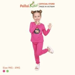 BST Mùa Đông - Bộ Dài Tay Dài Cotton Mỹ Bé Gái Cao Cấp - 023 6085