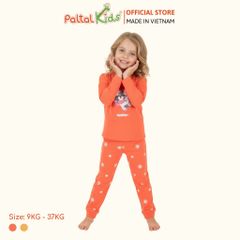 BST Mùa Đông - Bộ Dài Tay Dài Cotton Mỹ Bé Gái Cao Cấp - 023 6036