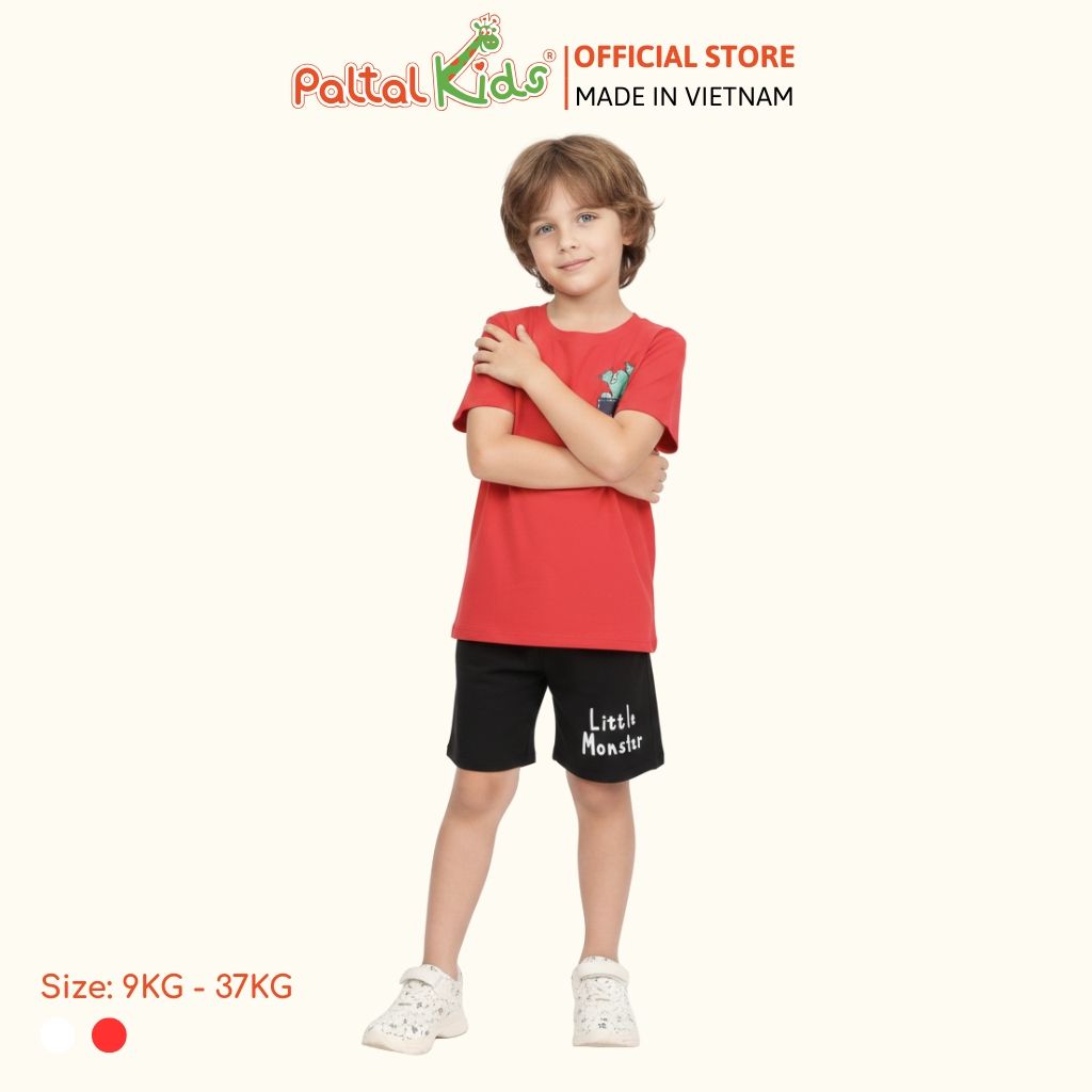 Đồ Bộ Đùi Hình In Xương Rồng Giả Túi Cotton Mỹ Bé Trai Cao Cấp - 025 2110