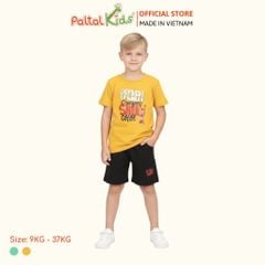 Đồ Bộ Đùi Hình In Quái Vật Cotton Mỹ Bé Trai Cao Cấp - 025 2111