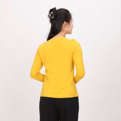 Phôi áo thun nữ tay dài Cổ Tim chất cotton siêu mát 020p 0264