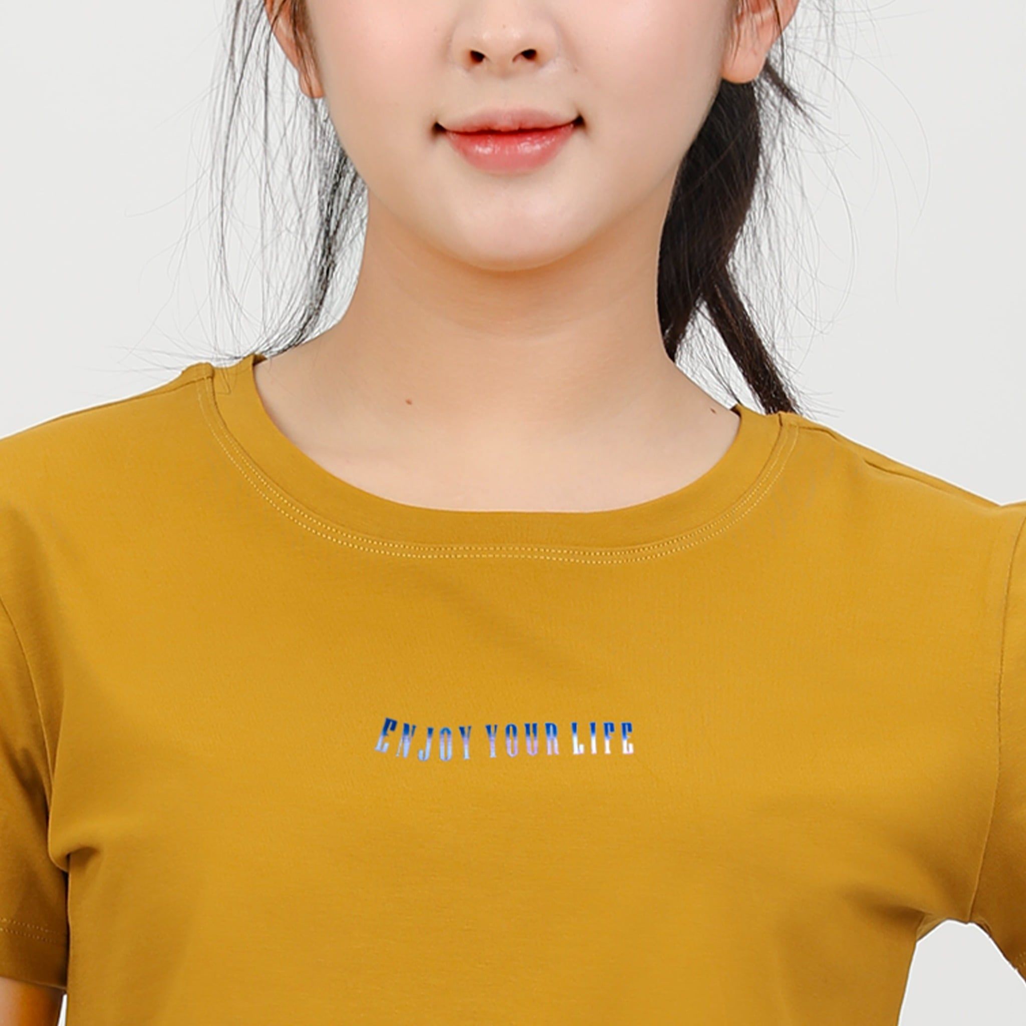 Áo thun nữ tay ngắn chất cotton siêu mát Form Suông 020p 0319