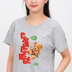 Set đồ bộ nữ kiểu quần đùi tay ngắn chất cotton siêu mát 195p 2036