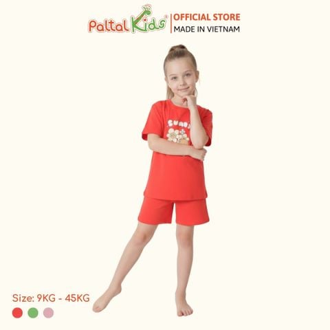 Đồ Bộ Đùi Form Rộng Hình In Capybara Cotton Mỹ Bé Gái Cao Cấp - 025 2159