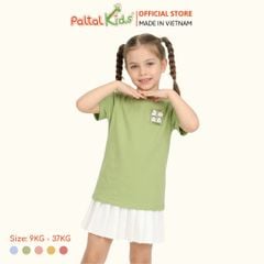 Áo Thun Cotton Melan 4 Chú Mèo Bé Gái Cao Cấp - 190 1409
