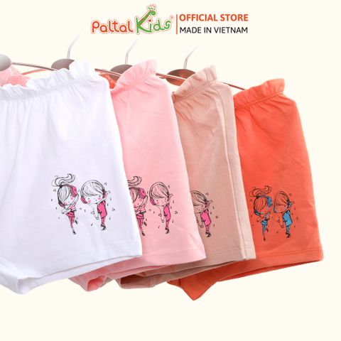 Lẻ 1 Quần Lót Dáng Đùi Cotton Màu Sắc Ngẫu Nhiên Bé Gái Cao Cấp - 027 7302