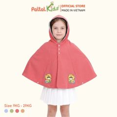 Áo Choàng Cánh Dơi Cotton Melan Bé Gái Cao Cấp - 191 4026