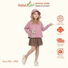 Áo Khoác Croptop Poly Chống Nắng Hình In Nhân Vật Hoạt Hình Bé Gái Cao Cấp - 311 4038