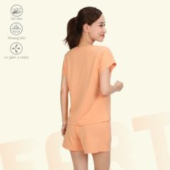 Set đồ bộ nữ kiểu quần đùi tay ngắn chất poly cát siêu bền 315p 5229