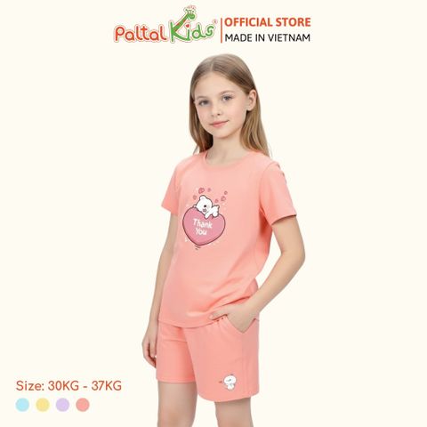 Đồ Bộ Đùi Cơ Bản Cotton Mỹ Bé Gái Cao Cấp - 025 2015 - Size 14