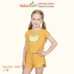 BST Mùa Hạ - Bộ Đùi Tay Ngắn Cotton Mỹ Bé Gái Cao Cấp - 025 5158