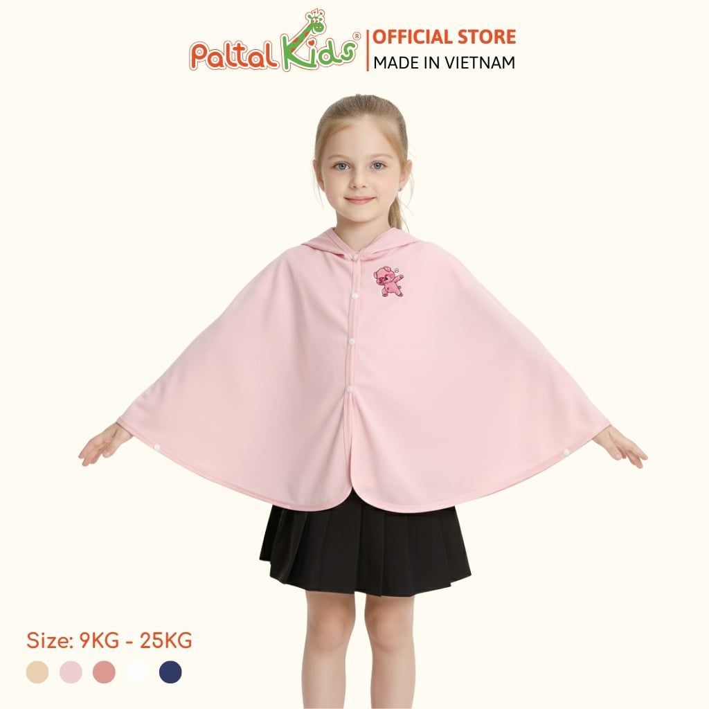 Áo Choàng Cánh Dơi Poly Bé Gái Cao Cấp - 311 4011