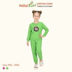 BST Mùa Đông - Bộ Dài Tay Dài Cotton Mỹ Bé Gái Cao Cấp - 023 6085