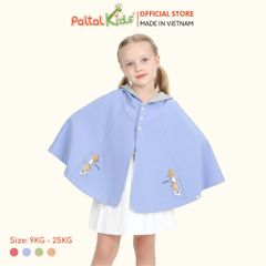 Áo Choàng Cánh Dơi Cotton Melan Bé Gái Cao Cấp - 191 4025
