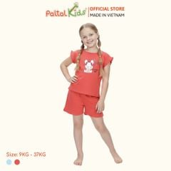 BST Mùa Hạ - Bộ Đùi Tay Ngắn Cotton Mỹ Bé Gái Cao Cấp - 025 2058