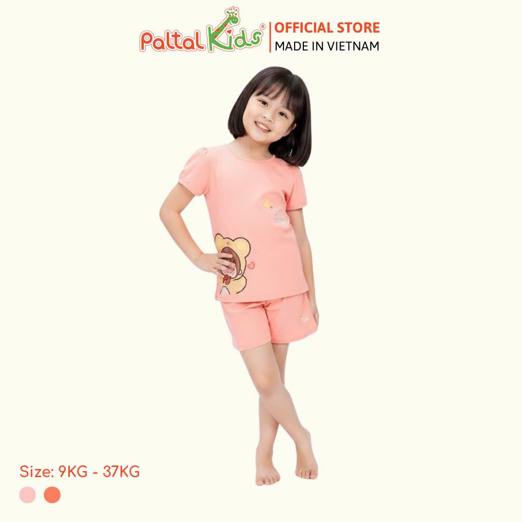 BST Mùa Xuân - Bộ Đùi Tay Ngắn Cotton Mỹ Bé Gái Cao Cấp - 025 5152