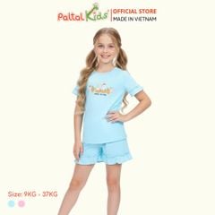 BST Mùa Xuân - Bộ Đùi Tay Ngắn Cotton Mỹ Bé Gái Cao Cấp - 025 5153
