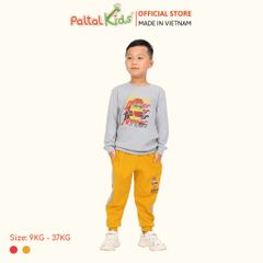 BST Mùa Đông - Đồ Bộ Dài Cotton Borib Bé Trai Cao Cấp - 223 6062