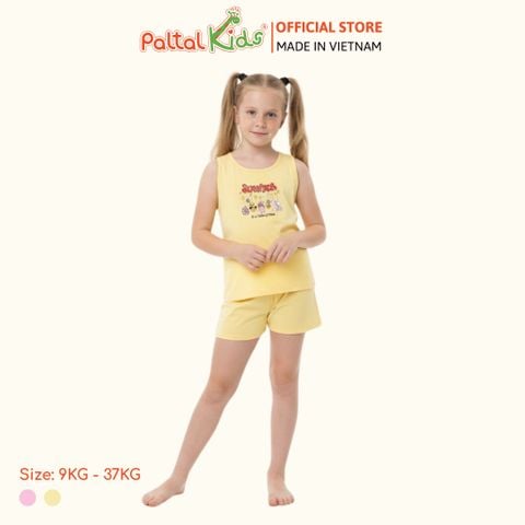 BST Mùa Hạ - Bộ Đùi Tay Ngắn Cotton Mỹ Bé Gái Cao Cấp - 025 2164