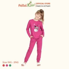BST Mùa Đông - Đồ Bộ Tay Dài Cotton Mỹ Bé Gái Cao Cấp - 023 6037