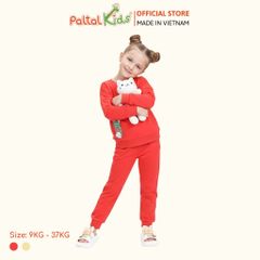 BST Mùa Đông - Đồ Bộ Tay Dài Cotton Mỹ Bé Gái Cao Cấp - 023 6019