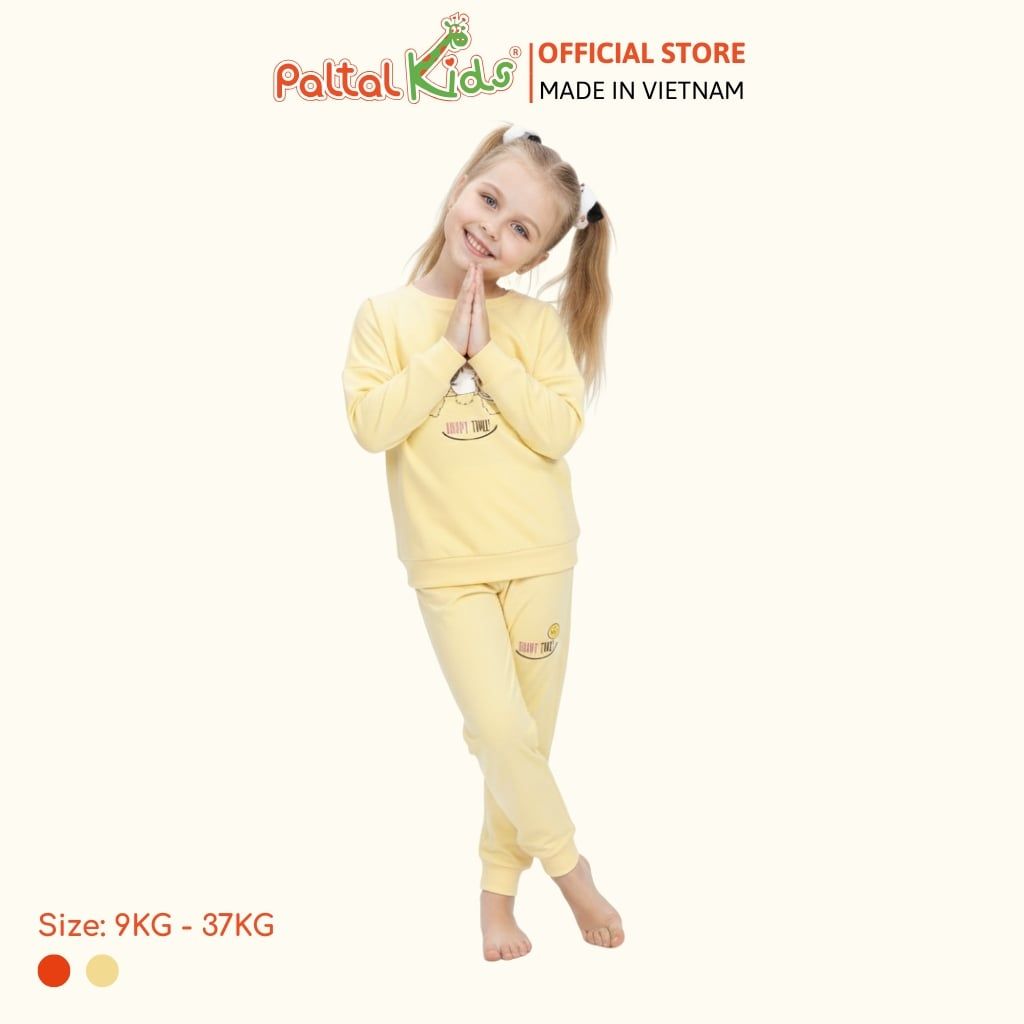 BST Mùa Đông - Bộ Dài Tay Dài Cotton Mỹ Bé Gái Cao Cấp - 023 6035