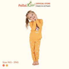 BST Mùa Đông - Bộ Dài Tay Dài Cotton Mỹ Bé Gái Cao Cấp - 023 6036