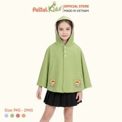 Áo Choàng Cánh Dơi Cotton Melan Bé Gái Cao Cấp - 191 4026