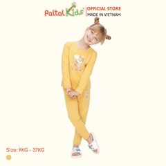 BST Mùa Đông - Bộ Dài Tay Dài Cotton Mỹ Bé Gái Cao Cấp - 023 6087