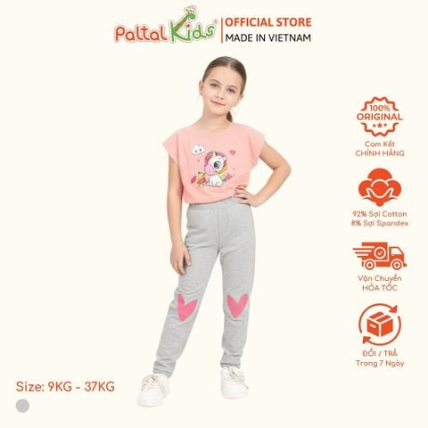 Quần Dài Cotton Borib Bé Gái Cao Cấp - 228 8051