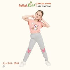 Quần Dài Cotton Borib Bé Gái Cao Cấp - 228 8051