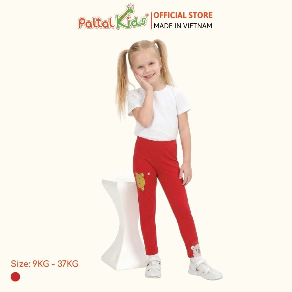 Quần Dài Cotton Borib Bé Gái Cao Cấp - 228 8052