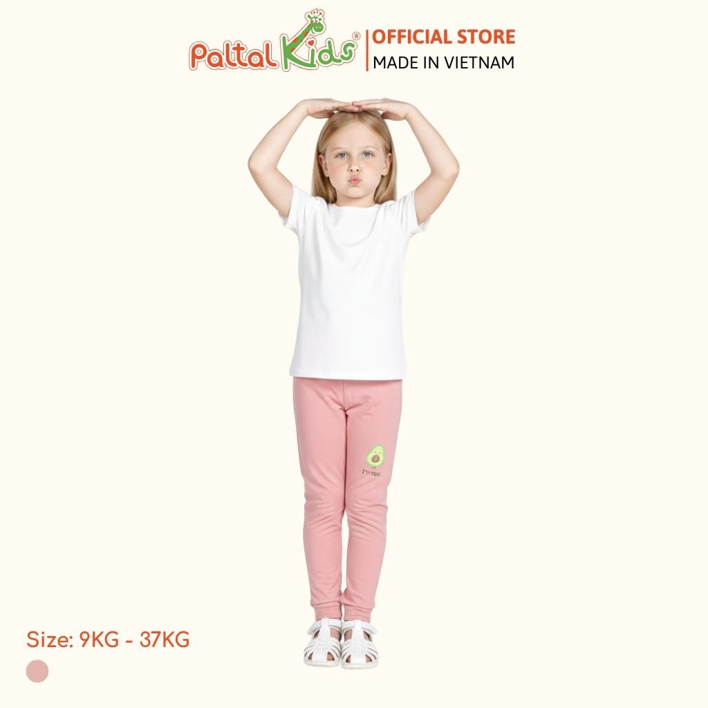 Quần Dài Cotton Borib Bé Gái Cao Cấp - 228 8053