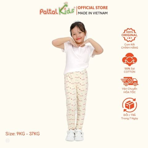 Quần Dài Cotton Borib Bé Gái Cao Cấp - 228 8056