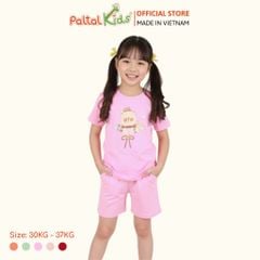Đồ Bộ Đùi Cơ Bản Cotton Mỹ Bé Gái Cao Cấp - 025 2150 - Size 14