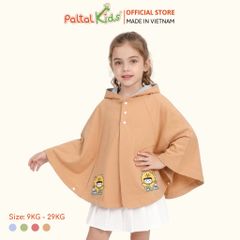 Áo Choàng Cánh Dơi Cotton Melan Bé Gái Cao Cấp - 191 4026