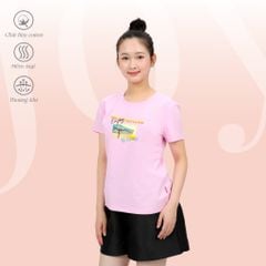 Áo thun nữ tay ngắn form suông chất cotton siêu mát 020p 0284