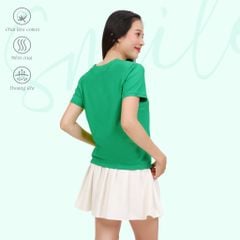 Áo Thun Tay Ngắn Cổ Tròn Form cơ bản Cotton 020p 0340