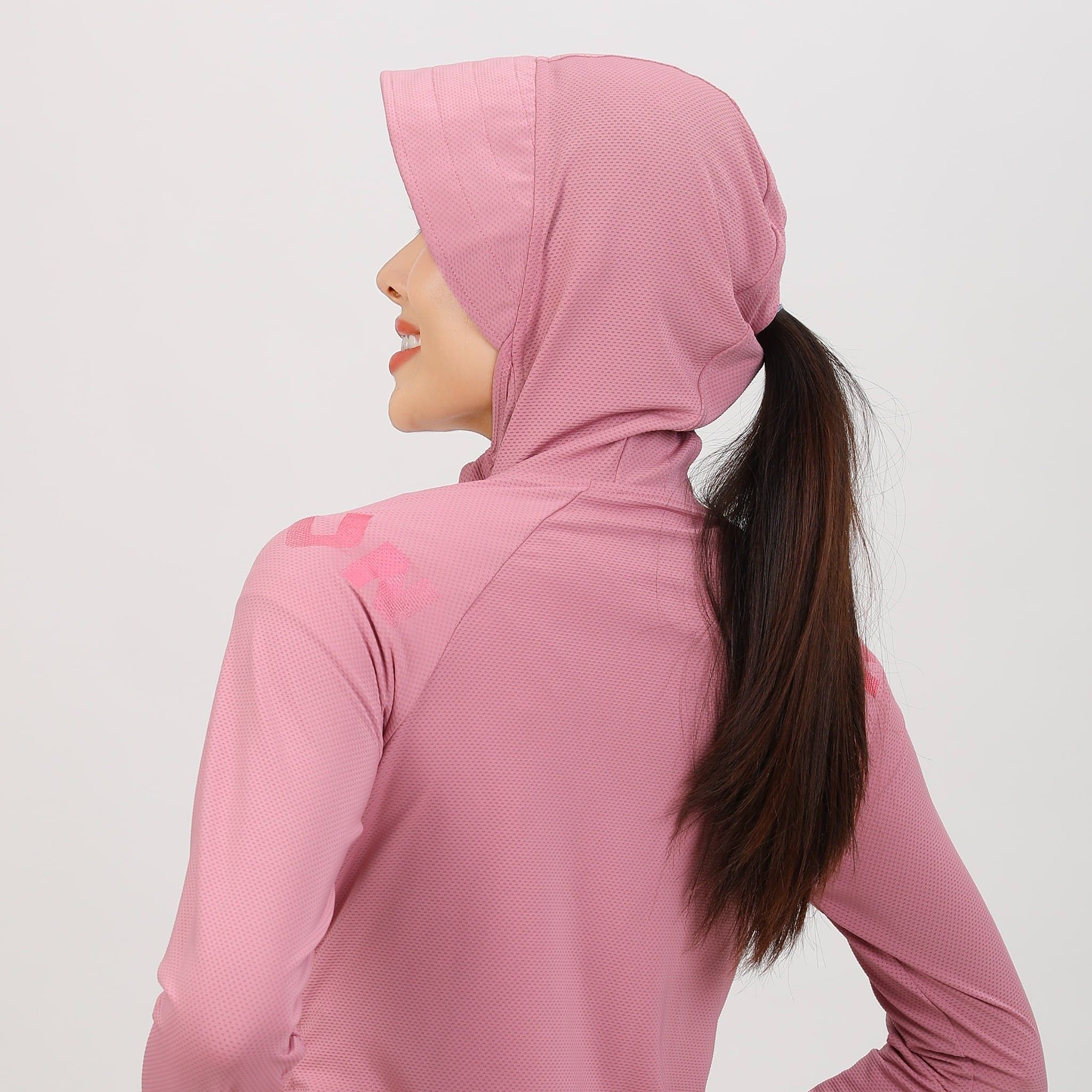 Áo khoác nữ chống nắng, chống UV có nón chất poly thái 311p 1301