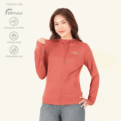 Áo khoác nữ chống nắng, chống UV chất poly sọc 311p 1361