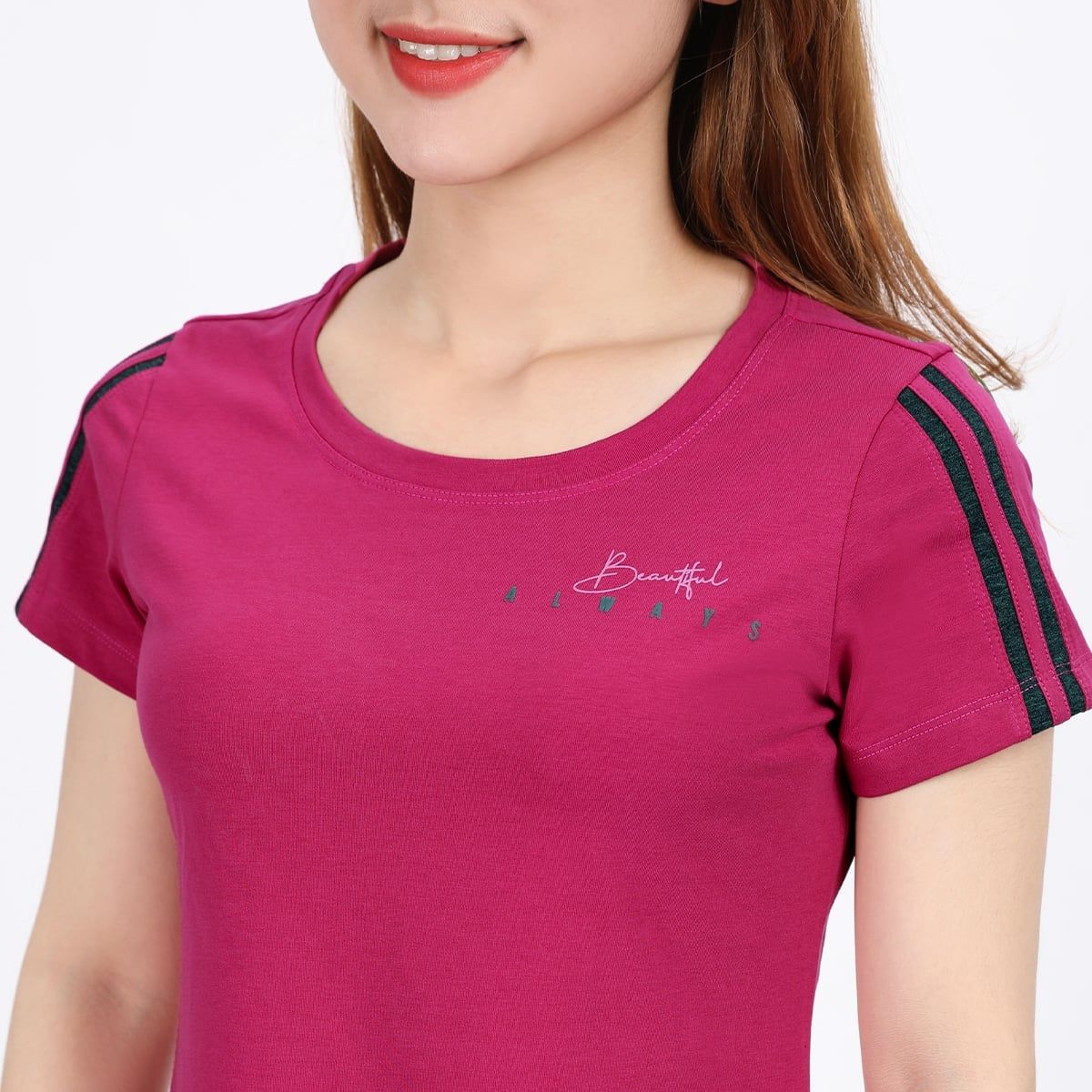 Set đồ bộ nữ kiểu quần dài tay ngắn cotton cvc mát 193p 3329